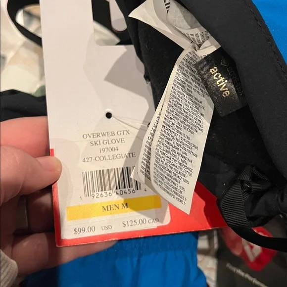 Spyder Men's Over Web GTX SKI Glove - Picture 4 of 5